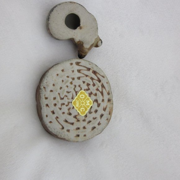 Otagiri OMC Sleeping Dog in Basket Figurine Two Piece Ceramic Vintage Japan - Picture 4 of 12